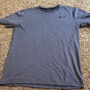Nike Blue Short Sleeve Tee Classic Crew Neck